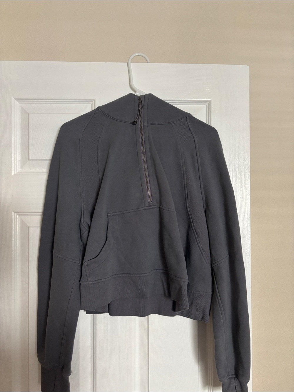 Lululemon Scuba Half-Zip Pullover Hoodie - Gray